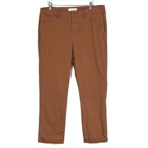 Current/Elliot The Captain Pant cuffed trouser rust brown Cappuccino Size 31
